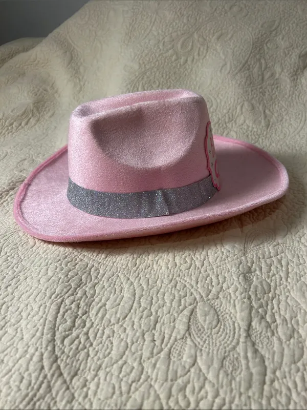 Pink "Birthday Girl" Party Cowboy Hat - Image 4