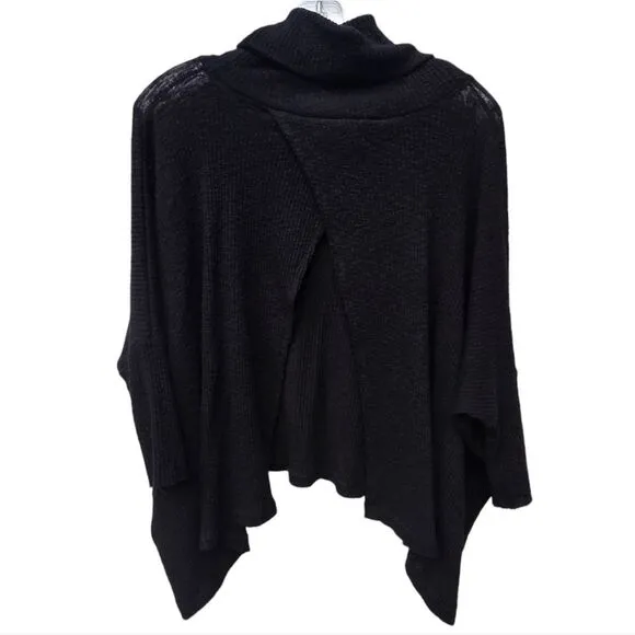 Free People Beach -459 Traveler‎ Pullover Split Back top in Black XS - Image 4