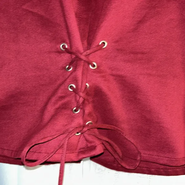 Harley Davidson Size XL Maroon 3/4 Sleeve Lightweight Jacket - Image 9
