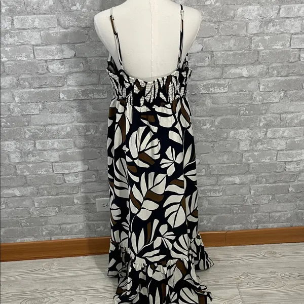 Tabitha Brown for Target Botanical Print Sleeveless Tie-Front Midi Dress - Image 5