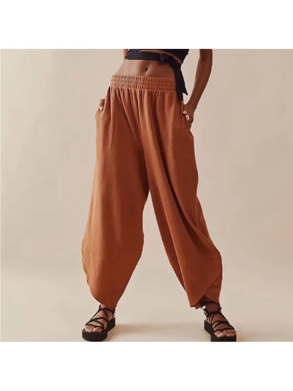 FREE PEOPLE Beach Leo Barrel Pants - Image 6
