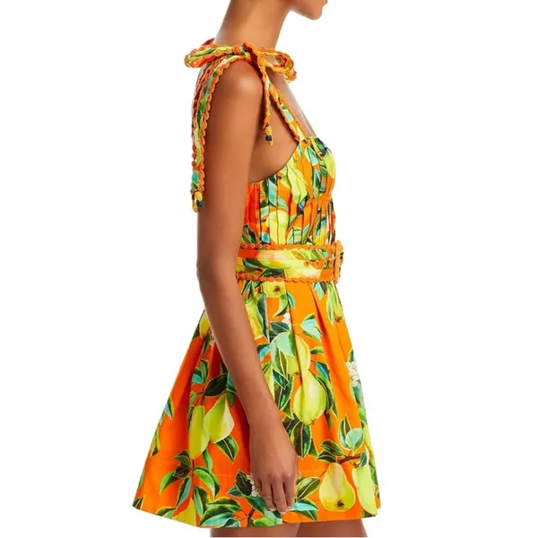 NWT FARM Rio Chic Pears Belted Mini Dress - Image 4