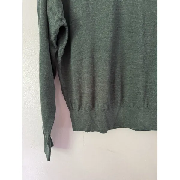 NWT Madewell Drop Shoulder Sweater Merino Wool Women’s Size Small Dark Moss - Image 6
