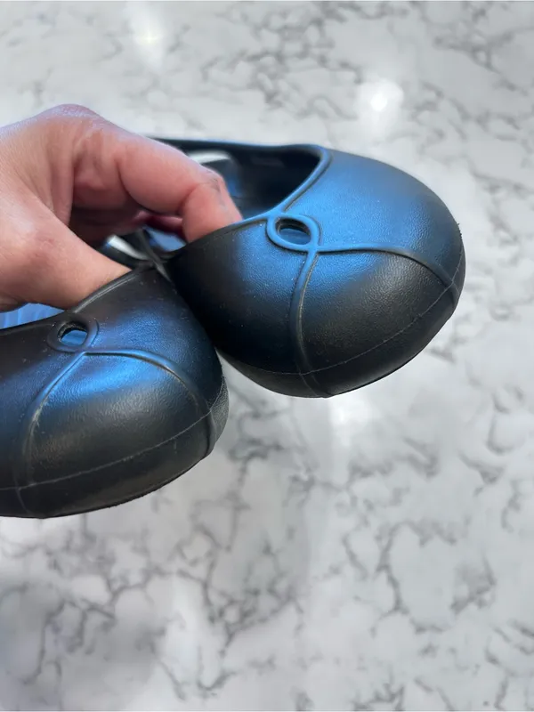 Crocs Comfort Black Olivia‎ II Slip On Sandals Size Women's 10 - Image 5