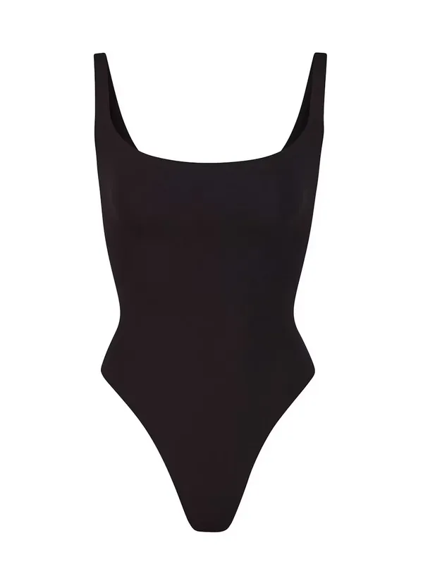 NWT Skims Fits Everybody Square Neck Bodysuit in Onyx - Image 3