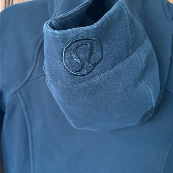 Lululemon Athletica Charcoal Chicago Blackhawks Zip-Up Jacket Size 2 - Image 7