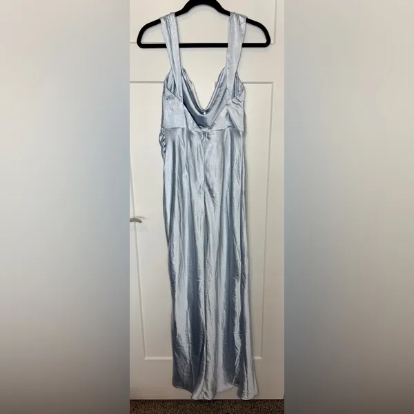 Runaway the Label Blue Havanna Cowl Neck Dress - Image 4