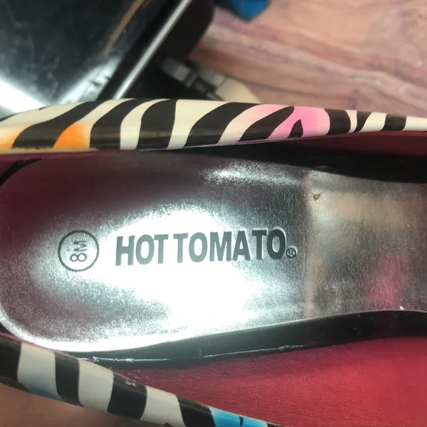 Hot Tomato sz 8 multicolor women shoes - Image 5