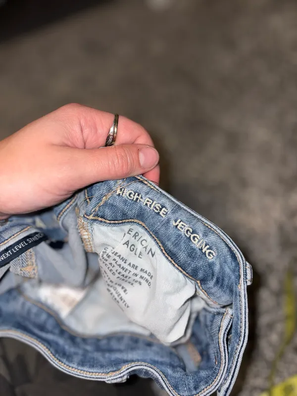 American Eagle high waisted ripped jegging - Image 8