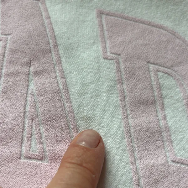 The Bar White Sweatshirt with Pink Lettering - Image 5