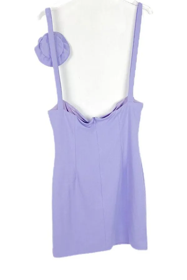 NWT Runaway by Rozalia The Flower Mini Dress Lilac Purple Size Large L NEW - Image 13