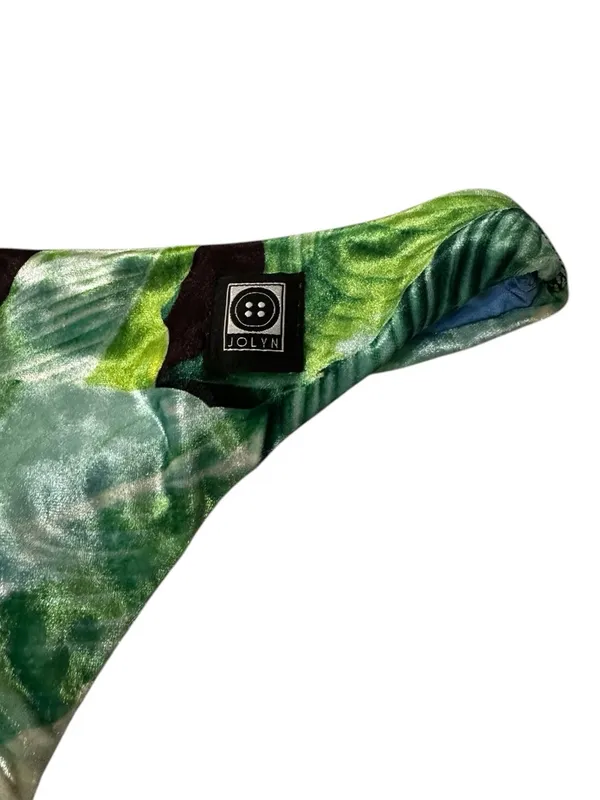 Jolyn Swimwear The Cooper Crushed Velvet Bikini Bottom Size Small - Image 4