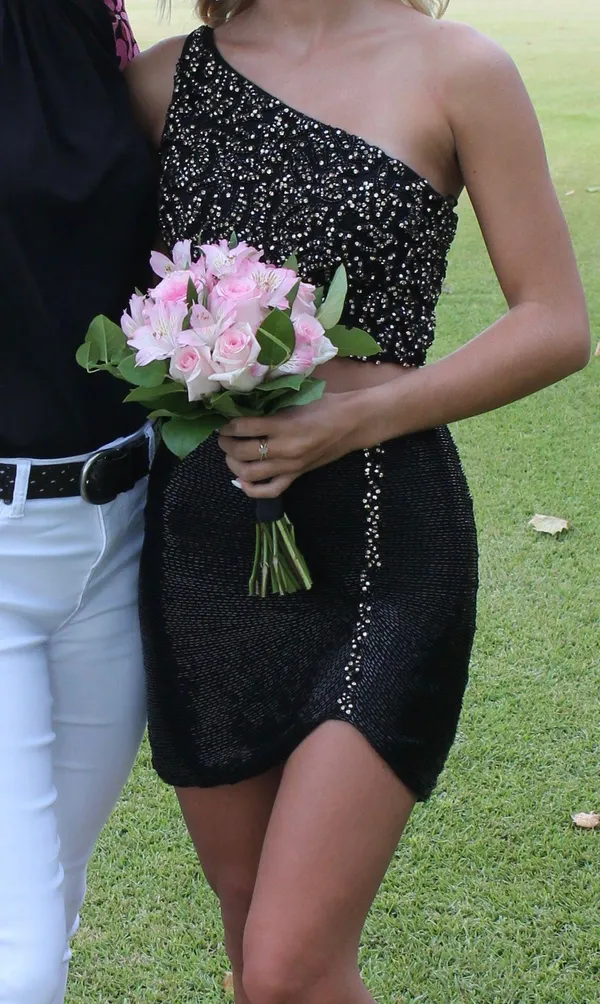 Sherri Hill Beaded Dress - Image 4