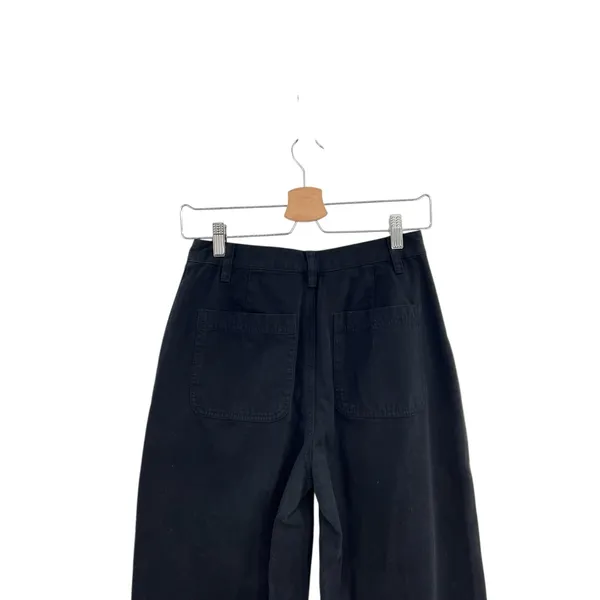 Aritzia Sunday Best Jaden‎ Pant High Waist Chino Utility Black Size 4 - Image 9