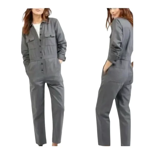 NWT Outerknown Tan Khaki Utility Sea Suit Jumpsuit Coveralls Utility Small‎ $178 - Image 3