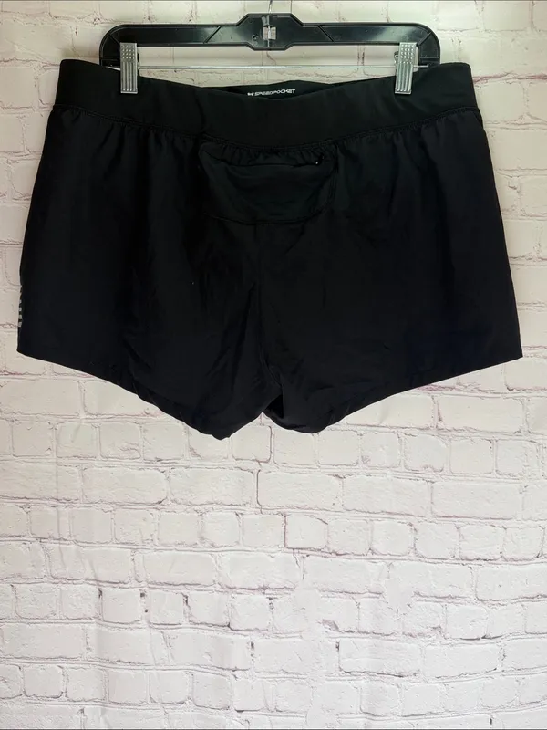 Under Armour Black Women’s Athletic Running Shorts Size XL‎ - Image 2