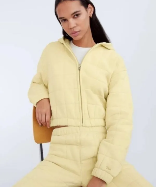 Aritzia TNA Quilted Sweatshirt - Image 2