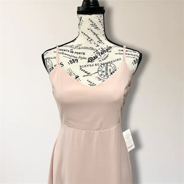 Show Me Your Mumu Faith Maxi Dress Dusty Blush Pink Side Slit Homecoming Formal‎ - Image 3
