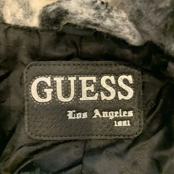 Guess New York Moto Style Jacket / Coat . Size: M. - Image 4