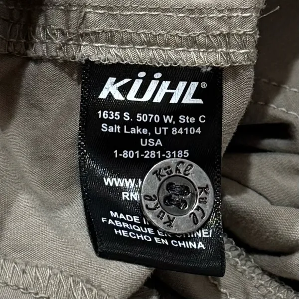 Kuhl‎ Kontra Beige Nylon Hiking Outdoor Camping Cargo Gorpcore Shorts Size 10 - Image 7