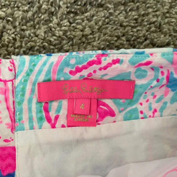 Women’s Lilly Pulitzer Marigold Skort Pop Up Summer Remix Print Size 4 - Image 4