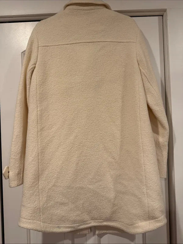 Boden‎ texture wool over shirt Button-Front Wool-Blend Coat 10 nwt - Image 7