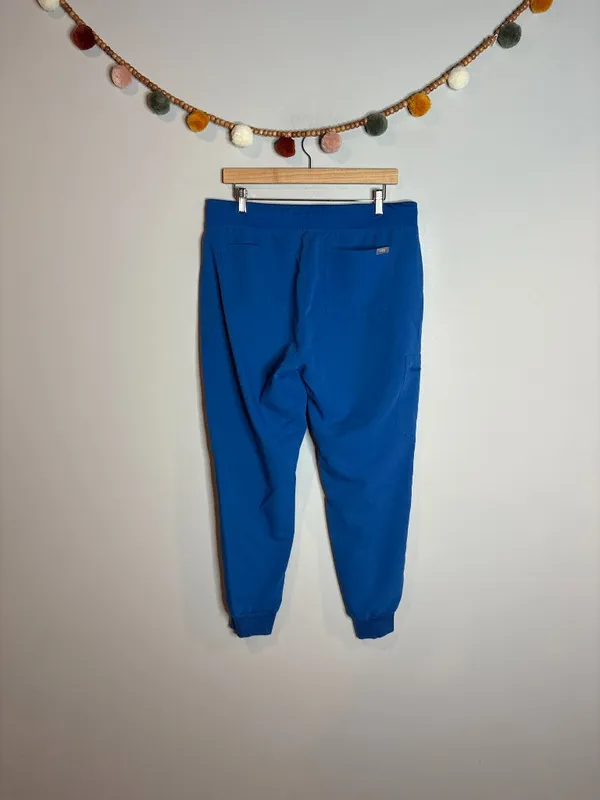 Figs Zamora Jogger Scrub Pants in Royal Blue - Image 2