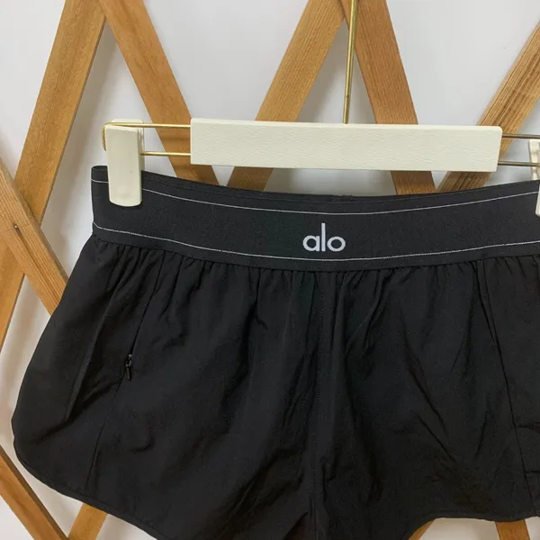 ALO YOGA Black Athletic Shorts, Size M - Image 3