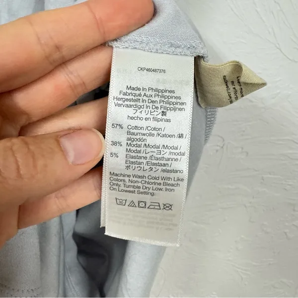 Madewell Grey Sleeveless Casual Romper Womens L Cinch Waist Summer Beachy - Image 8