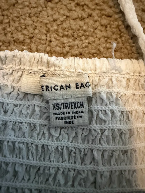 White Mini American Eagle Dress - Image 3