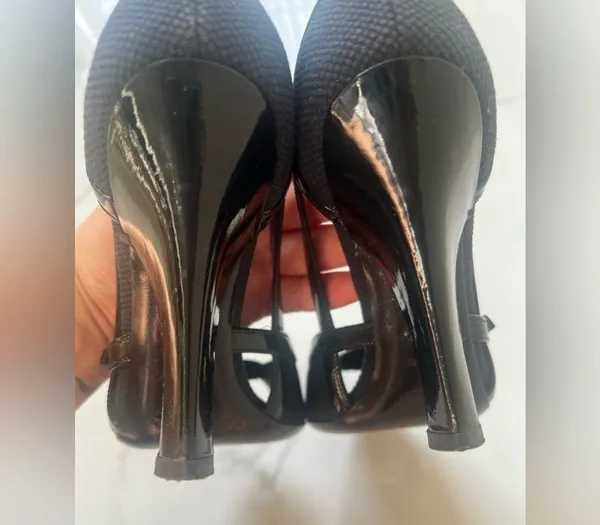 PRADA vero cuoio Sandals Heels sz 36 (6) - Image 7