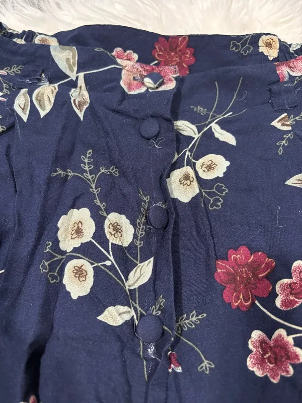 Sag Harbor Blue Floral Skirt - Image 2