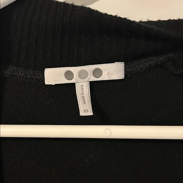 Black Long Open-Front Women's Dress Cardigan - Image 2