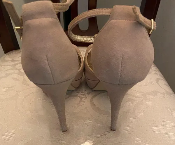 Steve Madden suede ankle & T strap 4 1/2” stiletto heel - Image 8