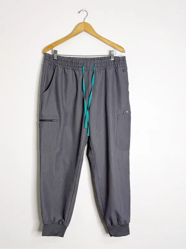 FIGS Uman Jogger Scrub Pants Women’s XL Petite Graphite Technical Collection - Image 7
