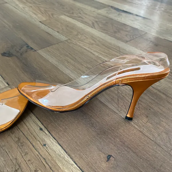 Clear Transparent Heel Shoe Size 6 - Image 7