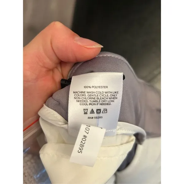 Express silky dress pants high waist wide leg size 6S - Image 9