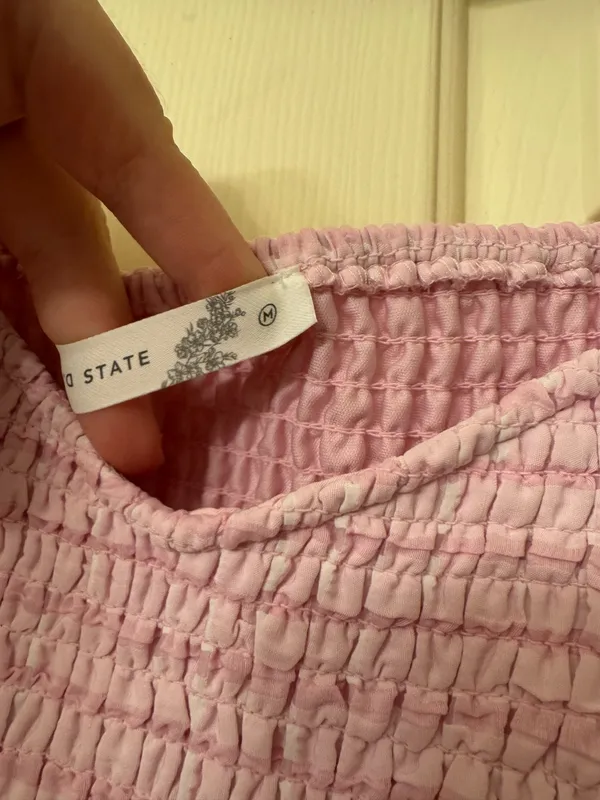 Altar'd State Dress Pink Gingham - Image 2