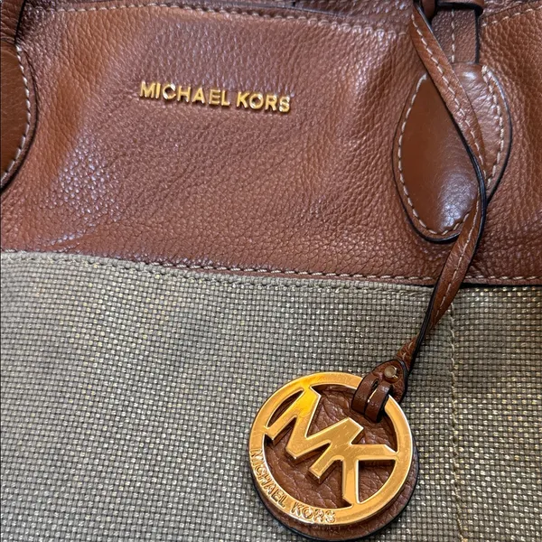 Michael Kors Tan and Brown Tote Bag - Image 2