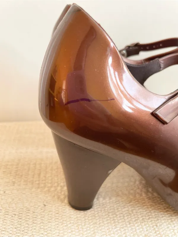 Melissa Shoes Mary Jane Womens Size 6 Brown Copper - Image 3