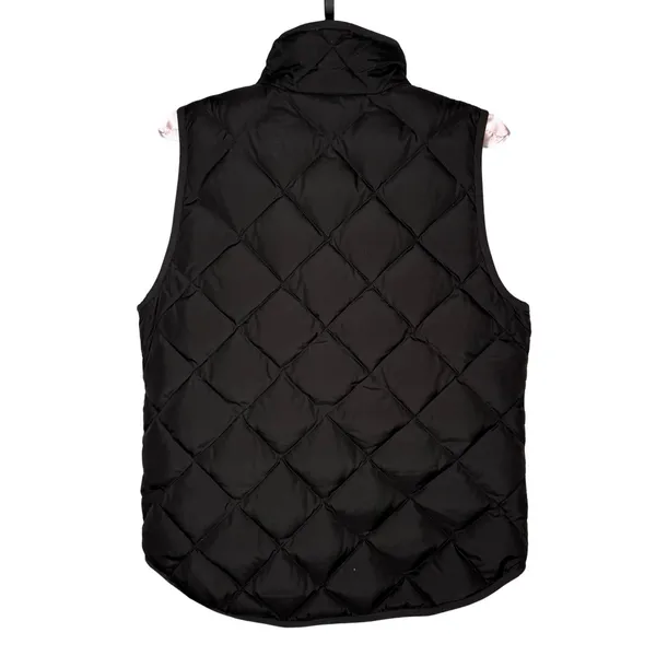 J. Crew‎ Women's Excursion Quilted Puffer Vest Down Filled Black Size Small - Image 2