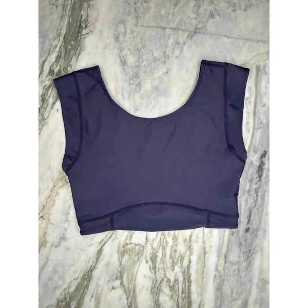 FREE PEOPLE MOVEMENT Short Sleeve Scoop Back Yoga Athletic Crop Top Size XS - Image 2