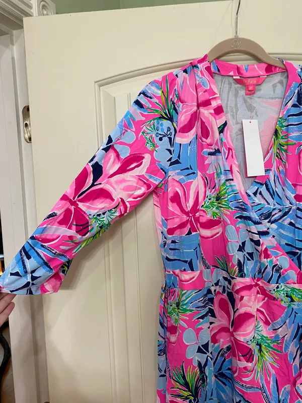 Lilly Pulitzer Wrap Romper - Image 7