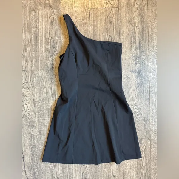 Outdoor Voices One Shoulder Athletic Dress- Black- Size Small - Image 5