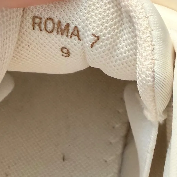 Menina Off White Satin Ribbon Bow‎ Espadrille Platform Sneakers Womens - Image 9