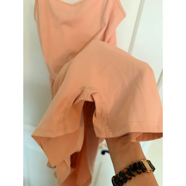 Tennis Romper Women Small Peach Pink Athletic‎ Skort Dress Pickleball - Image 8