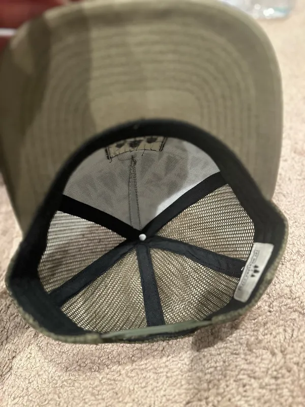 Green Forest Print Hat Adjustable Cap - Image 4