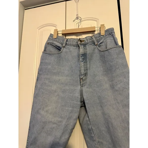 Vintage Bill Blass light wash high waisted‎ mom jeans 14 - Image 3