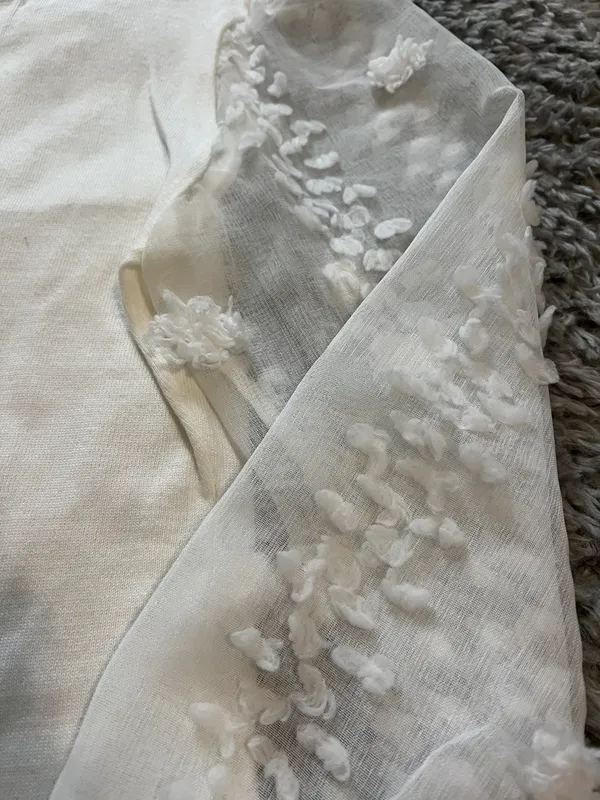 Flying Tomato White Puff Sleeve Blouse - Image 4