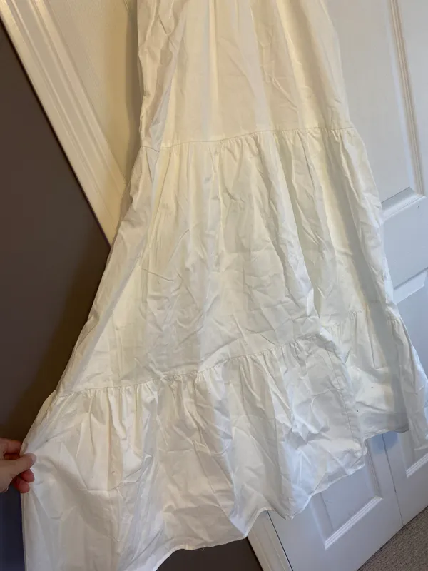 Where Are You From White Maxi Dress - Image 4